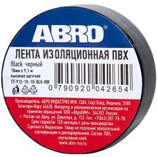 Abro 18 мм*9.1 м черная