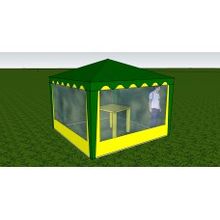 Стенка с окном 3,0х2,0  (к шатру Митек 3х3 и 6х3) (Желтый)