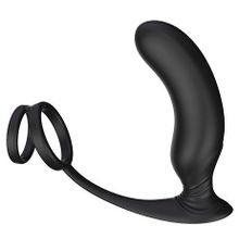 Dream Toys Черный массажер простаты REMOTE P-PLEASER