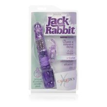 Фиолетовый вибромассажер Petite Jack Rabbit - 24 см. Фиолетовый