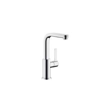 Смеситель для умывальника, Metris S, высокий излив, c донным клапаном, Hansgrohe 31161000