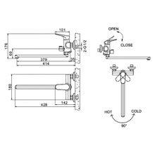 Смеситель для ванны Bravat Eler F6191238CP-01L-RUS