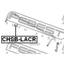 Втулка Стабилизатора | Зад Прав Лев | Chevrolet Optra 2004-2007 [Can] D=10.5 Мм Febest арт. CHSBLACR