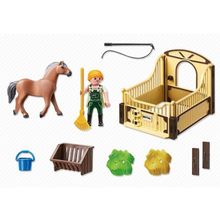 Playmobil Рабочая Лошадка и загон