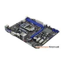 Мат. плата ASRock H61M-S &lt;S1155, iH61, 2*DDR3, PCI-E16x, SVGA, DVI, SATA, Lan, mATX, Retail&gt;