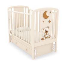 Кроватка Жаклин Мишка с соской с маятником