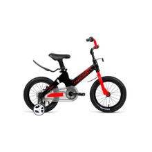 Детский велосипед FORWARD Cosmo 14 черный красный (2020)