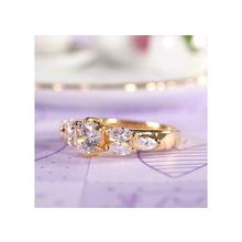 Кольцо с белым топазом (Размер: 17.35)