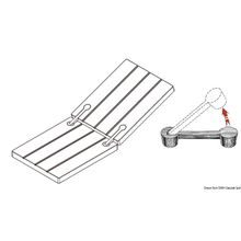 Osculati Плоская петля для дверей и рундуков, 38.197.01