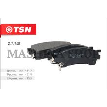 Колодки тормозные передние MAZDA MX6 Xedos6 626 1.6i-2.5i 16 клапанов 24V 92->