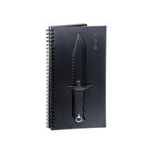Блокнот с оттиском ножа
