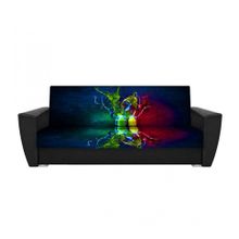 Диван Граффити - 17 пружинный блок, фотопринт 120