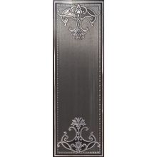 Settecento Ermitage Nero Decoro Fascia Impero Lux Platinum 25.5x78 см