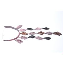 Колье "шоколадный водопад"