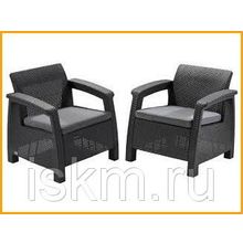 Кресла плетеные. Комплект Corfu Duo