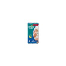 Подгузники Pampers Active Baby 7-18 кг 62 шт, размер 4