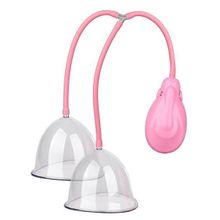 Dream Toys Двойная автоматическая вакуумная помпа для груди BREAST ENLARGEMENT PUMP (прозрачный)