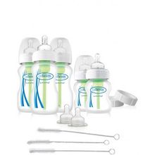 Dr.Brown’s для новорожденного Options с широким горлышком 3х270 мл, 2х150 мл и 2 соски