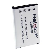 Аккумулятор Relato CNP-20 600mAh для CASIO Exilim EX-M1  EX-M2  EX-M2