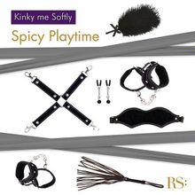 Rianne S БДСМ-набор в черном цвете Kinky Me Softly (черный)