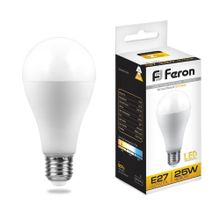 Feron Лампа светодиодная Feron E27 25W 2700K Шар Матовая LB-100 25790 ID - 235020