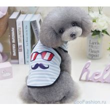 Майка для собак "Очки" (20см )