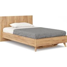 Алмаз. Любимый дом Марта-2 Кровать 1200 с кроватным основанием (Дуб золотой)