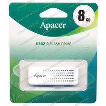 Флешка 8 Gb Apacer AH323 White
