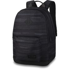 Мужской стильный городской практичный рюкзак черный с принтом в виде бледных полос Dakine Detail 27L Strata Rat