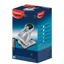 Дырокол UNIVERSAL металлический серебро 60 70 листов d. 5,5 мм. MAPED