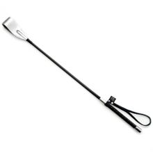 Fifty Shades of Grey Серебристый стек Riding Crop - 59 см. (серебристый с черным)