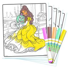 Принцессы Дисней раскраска с фломастерами Принцессы Disney Color Wonder