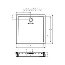 Душевой поддон Riho Davos 243 (DA9600500000000) 130x80