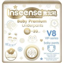 Inseense V8 Baby Premium Underpants 20 подгузников трусиков в пачке от 15 кг