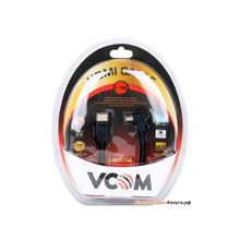 Кабель VCOM HDMI 19M M-угловой коннектор 1.8м, 1.4V позолоченные контакты &lt;VHD6260D-1.8MB&gt; Blister