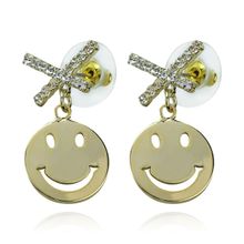 Серьги-гвоздики "Смайлики" (арт. 82616-1)