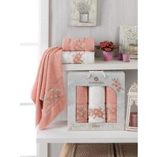 Комплект полотенец MERZUKA махровые в коробке (50х90 2шт., 70х140 1 шт.) 3 шт.  DAISY GOLD