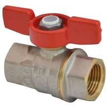 Шаровой кран Giacomini R911 DADO 1” ВВ, ручка красная бабочка