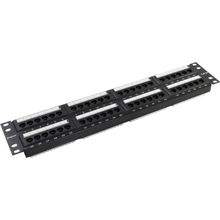 Patch Panel 19" 2U UTP 48 port кат.5e Exegate EX256753RUS  разъём  KRONE&110  (dual IDC)