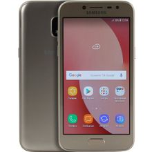 Смартфон Samsung Galaxy J2 (2018) SM-J250FZDDSER Gold (1.4GHz, 1.5Gb, 5" 960x540 AMOLED, 4G+BT+WiFi, 16Gb+microSD, 8Mpx)