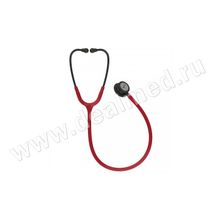 Littmann Classic III, трубка цвета бургунди, 69 см,  черная акустическая головка, черные ушные наконечники, 3M, США