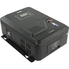 Стабилизатор настенный SVEN VR-P10000 Black (63A, вх.140-275V, вых.198-253V, 10000VA, клеммы для подключения)
