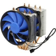 Охладитель  DEEPCOOL   DP-MCH4-FTV2   FROSTWIN V2.0 (4пин, 775 1155 1366 2011 AM2-FM1, 17.8-21дБ, 900-1600об мин,Al+тепл.трубки)