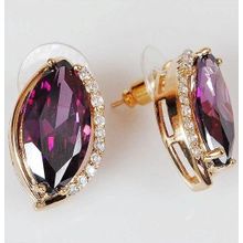 Серьги с аметистом "Венеция"