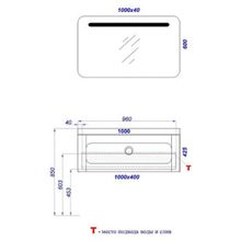 Aqwella Комплект мебели Инфинити 100 W