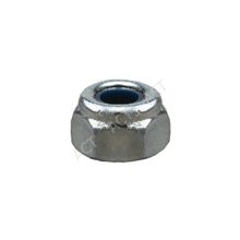 Гайка ЗУБР шестигранная DIN 985 самостопорящаяся, с нейлоновым кольцом, класс прочности 8, оцинкованная, M3, ТФ0, 70000