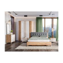 Алмаз. Любимый дом Модульная спальня Марта-2 (Дуб Золотой Белый)