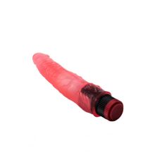 Розовый гелевый виброфаллос - 17,5 см. (47238)