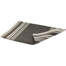Lumo Банный коврик черно-полосатый