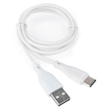 Кабель USB 3.1 Type C(m) - USB 2.0 Am - 1.0 м, 3А, белый, коробка, Cablexpert (CCB-USB2-AMCMO1-1MW)